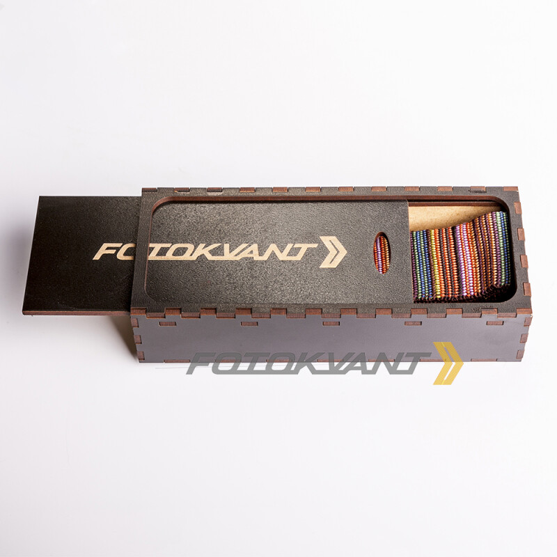 Fotokvant STO-29 ремень для фотоаппарата в подарочной деревянной коробочке