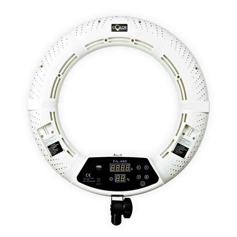 Color FA-480 кольцевая светодиодная лампа белая