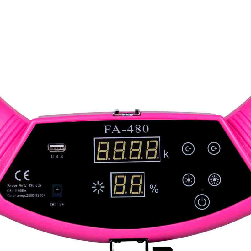 Color FA-480 кольцевая светодиодная лампа белая