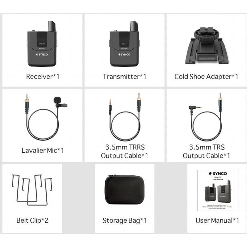 Synco Lav-WMic-T1 радиосистема приемник + передатчик