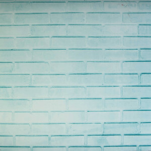 LAXY №10 фон пластиковый кирпичный голубой 30х30 см