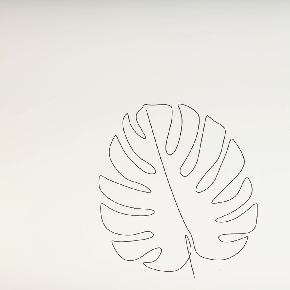 LAXY №41 фон пластиковый с рисунком листик