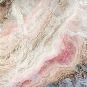 LAXY №34 фон пластиковый мрамор бело-розовый