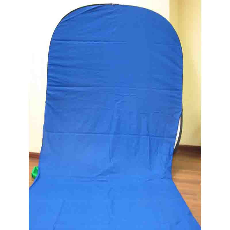 VISICO ВР-026GWB двусторонний складной фон с пологом1,5х1,8х2м зеленый/белый/синий