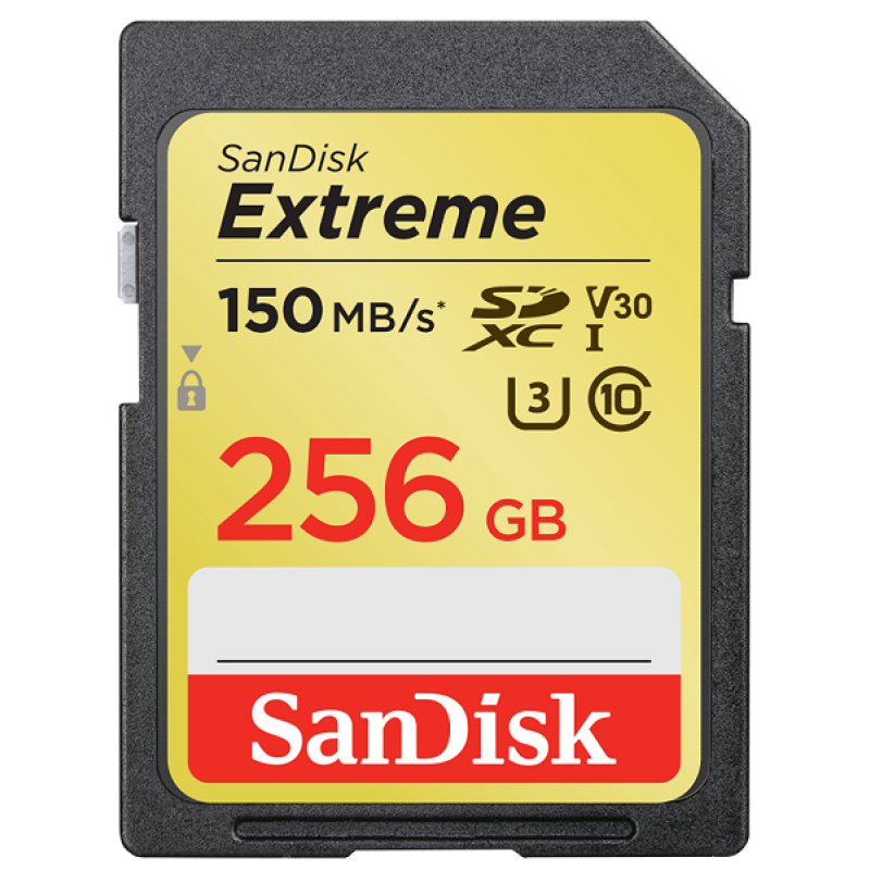 SanDisk Extreme SDXC Class10 UHS-I 150 Mb/s 256GB (SDSDXVA-128G-GNCIN) карта памяти