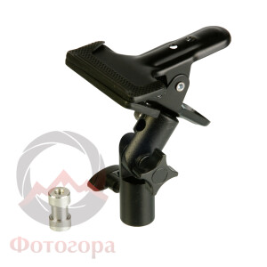 Fotokvant RCL-S13 металлический кронштейн с прищепкой для стойки или штатива