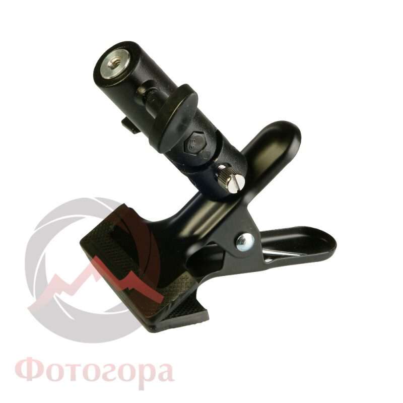 Fotokvant RCL-S13 металлический кронштейн с прищепкой для стойки или штатива
