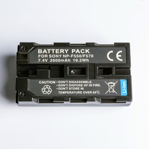 Fotokvant NP-F570/F550 аккумулятор емкость 2600 mAh