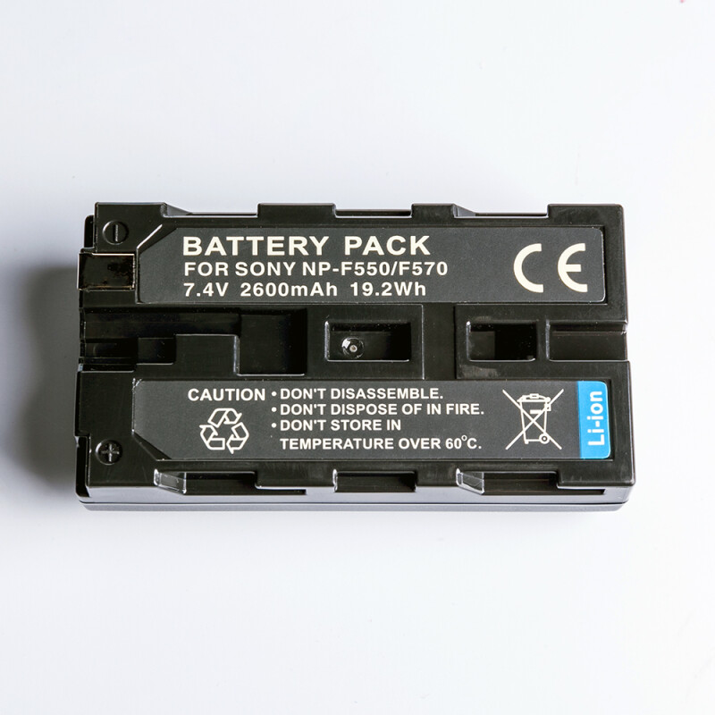 Fotokvant NP-F570/F550 аккумулятор емкость 2600 mAh