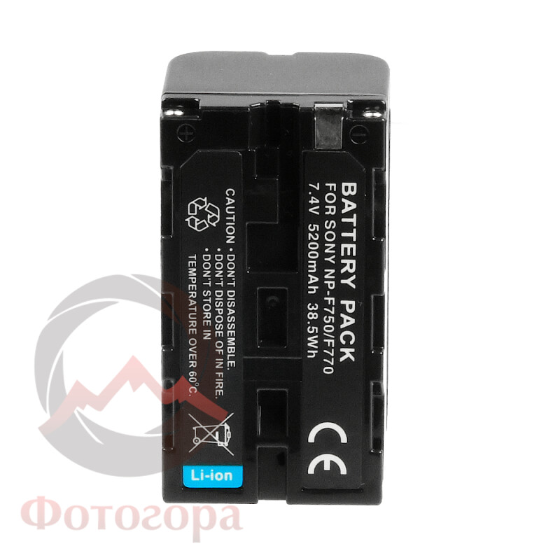 Fotokvant NP-F750/F770 аккумулятор емкость 5200 mAh