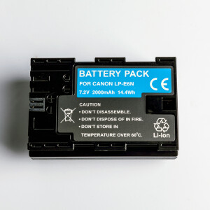 Fotokvant LP-E6N аккумулятор емкость 2000 mAh