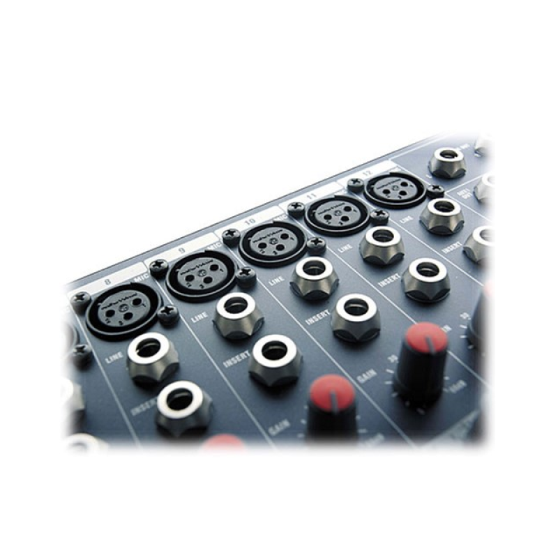 Soundcraft EPM8 микшерный пульт, 8 моно + 2 стерео входа, микрофонные предусилители GB-30