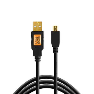 Tether Tools CU5401 TetherPro USB 2.0 to Mini-B 5-Pin 30cm Black кабель