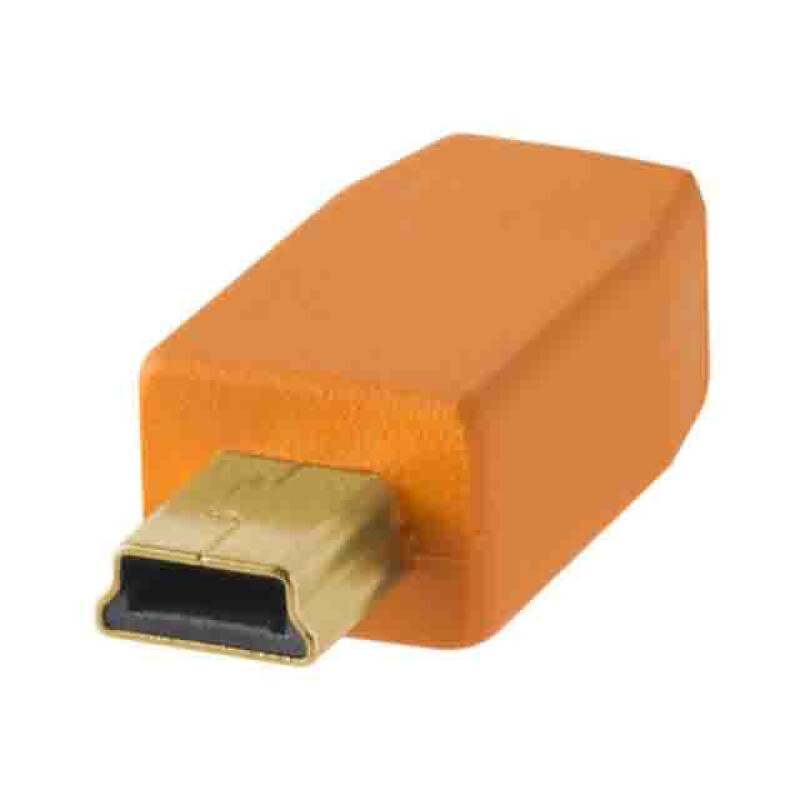 Tether Tools CU5451 TetherPro USB 2.0 to Mini-B 5-Pin 4.6m Orange кабель