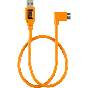 Tether Tools CU61RT02-ORG TetherPro USB 3.0 to Micro-B Right Angle 50cm Orange кабель
