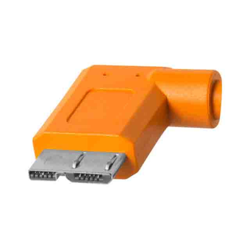 Tether Tools CU61RT02-ORG TetherPro USB 3.0 to Micro-B Right Angle 50cm Orange кабель