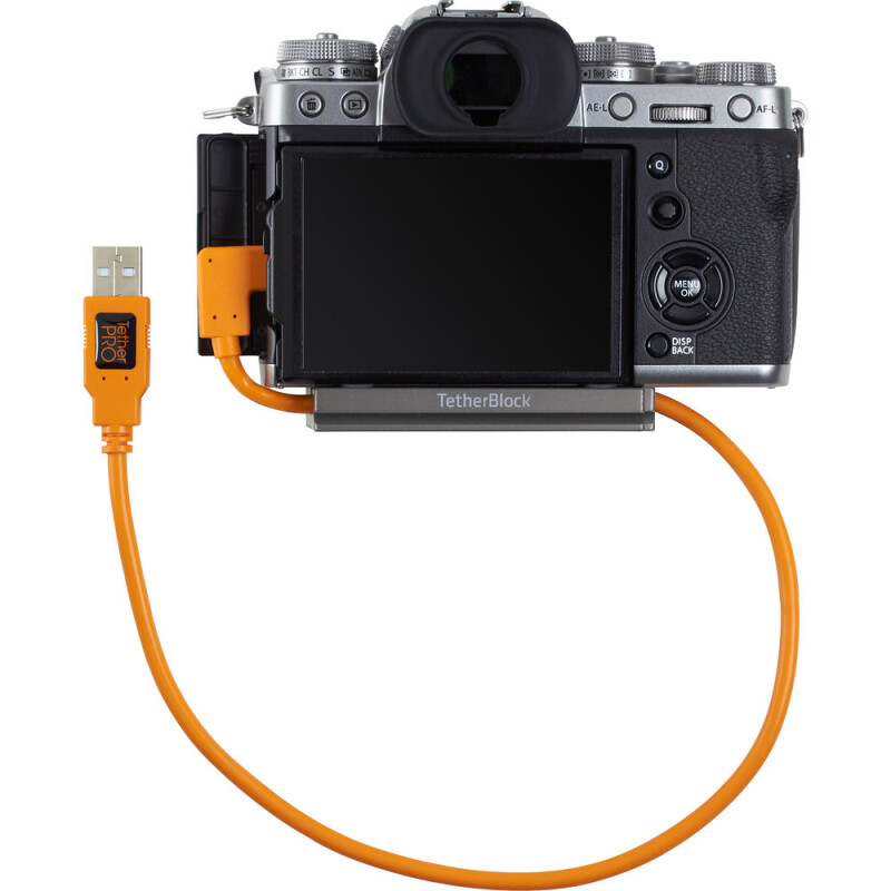 Tether Tools CUCRT02-ORG TetherPro USB 3.0 to USB-C Right Angle Adapter 50cm Orange кабель