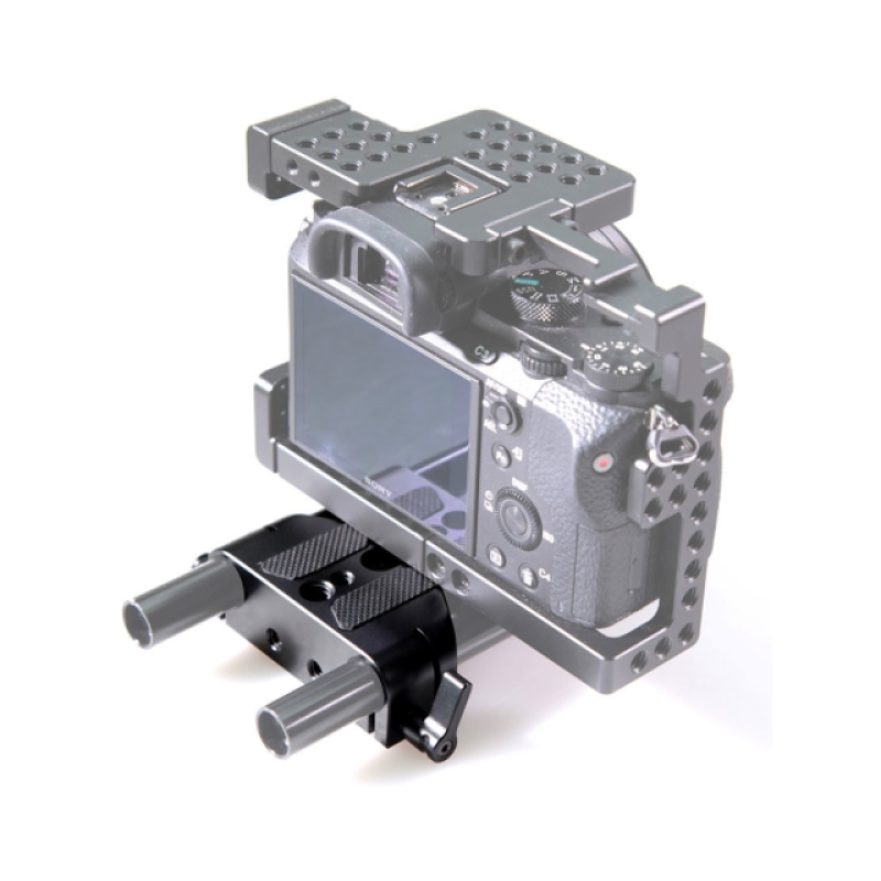 SmallRig 1674 базовая площадка с креплением для направляющих Baseplate with Dual 15mm Rod Clamp