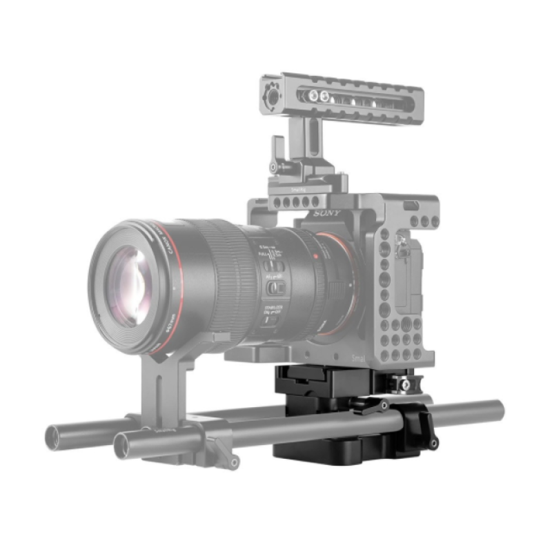SmallRig 2092B базовая площадка для направляющих Universal 15mm Rail Support System Baseplate