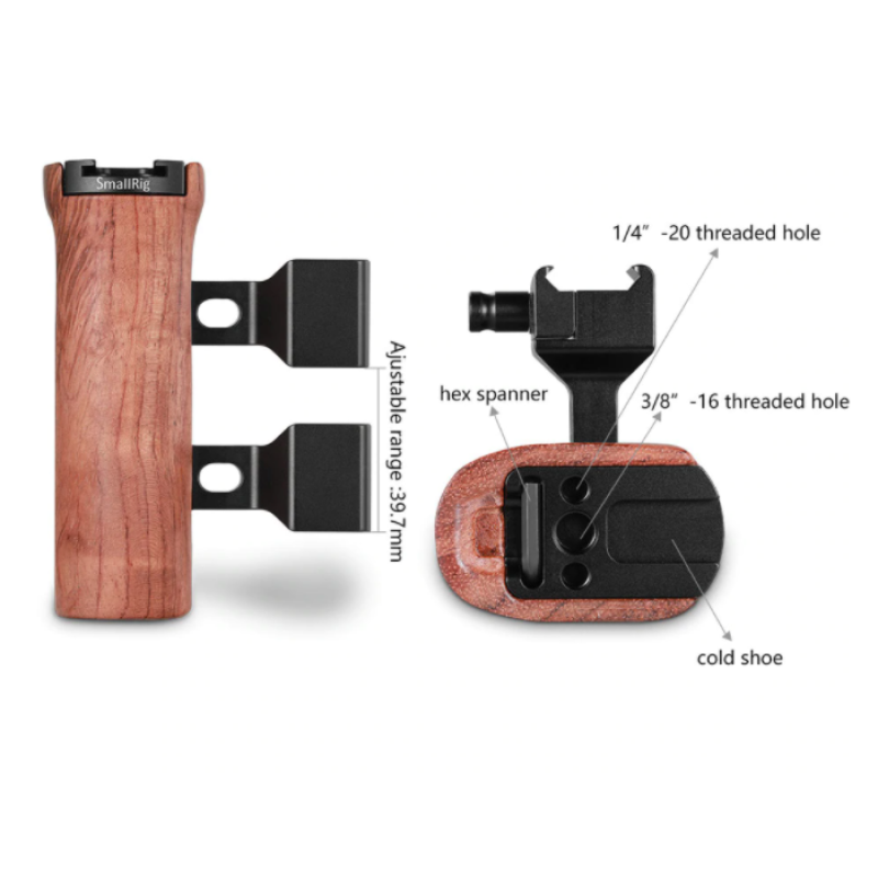 SmallRig 2187B ручка боковая Wooden NATO Side Handle