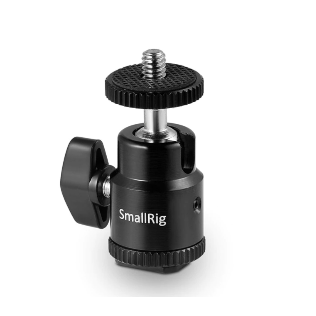 SmallRig 761 шаровая головка с креплением Cold Shoe to 1/4" Threaded Adapter SmallRig 761 шаровая головка с креплением Cold Shoe to 1/4" Threaded Adapter