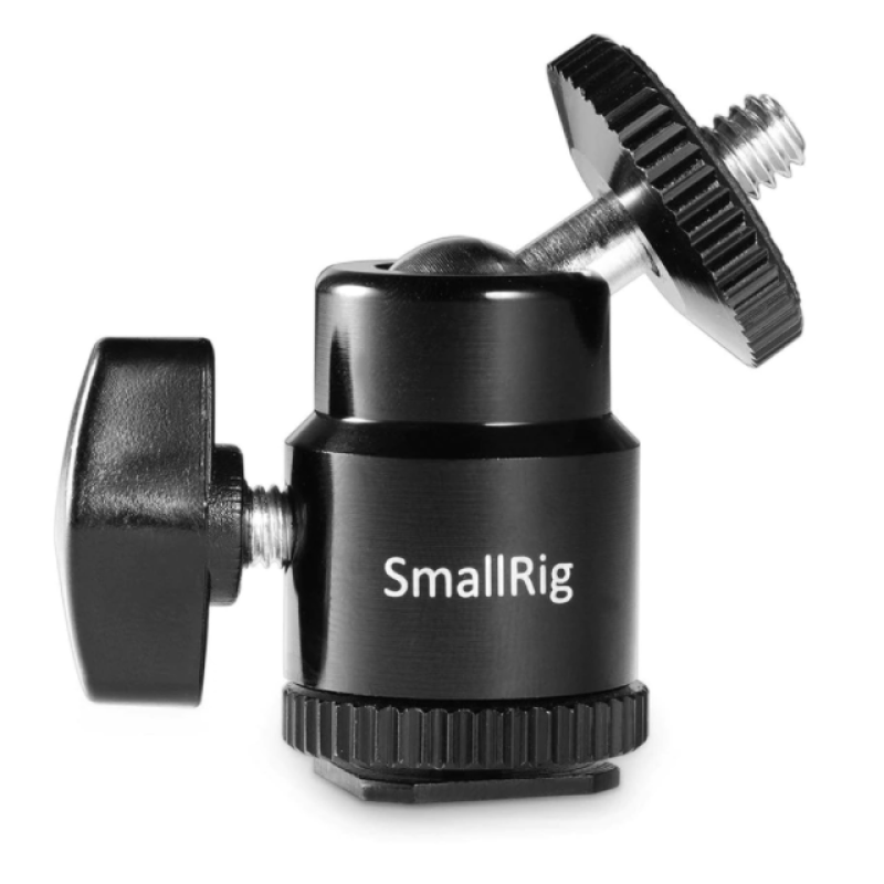 SmallRig 761 шаровая головка с креплением Cold Shoe to 1/4" Threaded Adapter