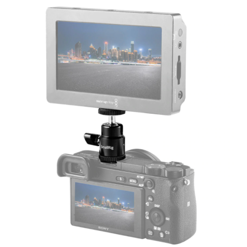 SmallRig 761 шаровая головка с креплением Cold Shoe to 1/4" Threaded Adapter