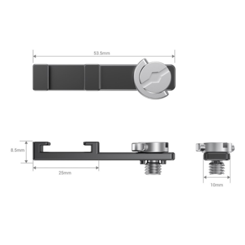 SmallRig BUC2638 площадка для аксессуаров 1/4” Thread to Cold shoe adapter for Pro Mobile Cage