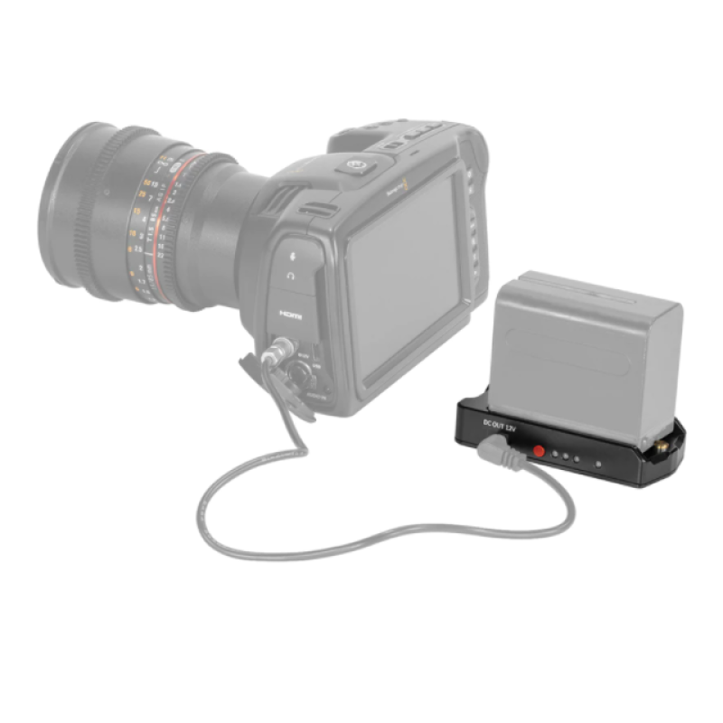 SmallRig EB2504 адаптер для крепления аккумулятора c индикатором NP-F Battery Adapter Plate