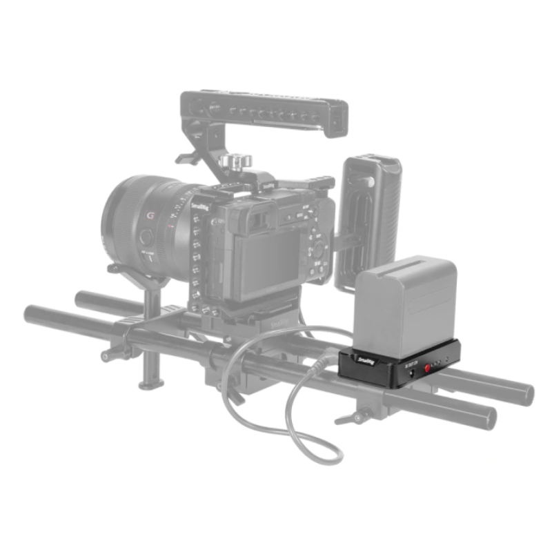 SmallRig EB2504 адаптер для крепления аккумулятора c индикатором NP-F Battery Adapter Plate