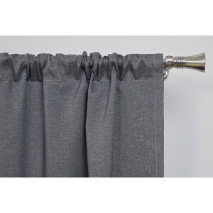 Fotokvant BQK-LG шторы-блэкаут светло-серые на рукаве