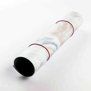 LAXY №61 фон пластиковый художественный голубой мрамор