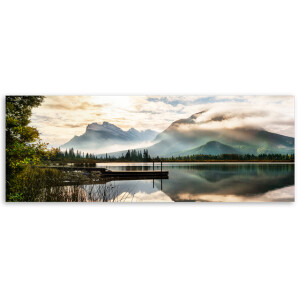 Styler CA-11968 репродукция Озеро на холсте 60X150см