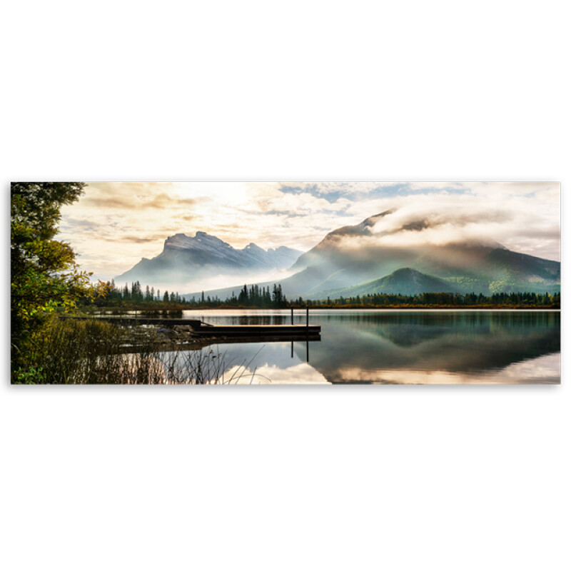 Styler CA-11968 репродукция Озеро на холсте 60X150см
