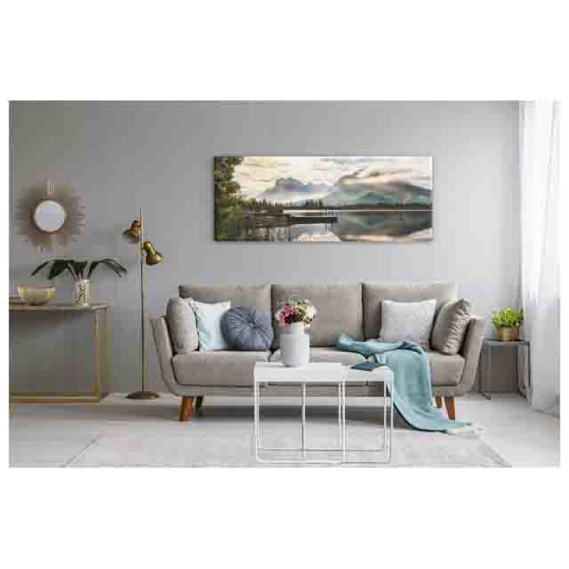 Styler CA-11968 репродукция Озеро на холсте 60X150см