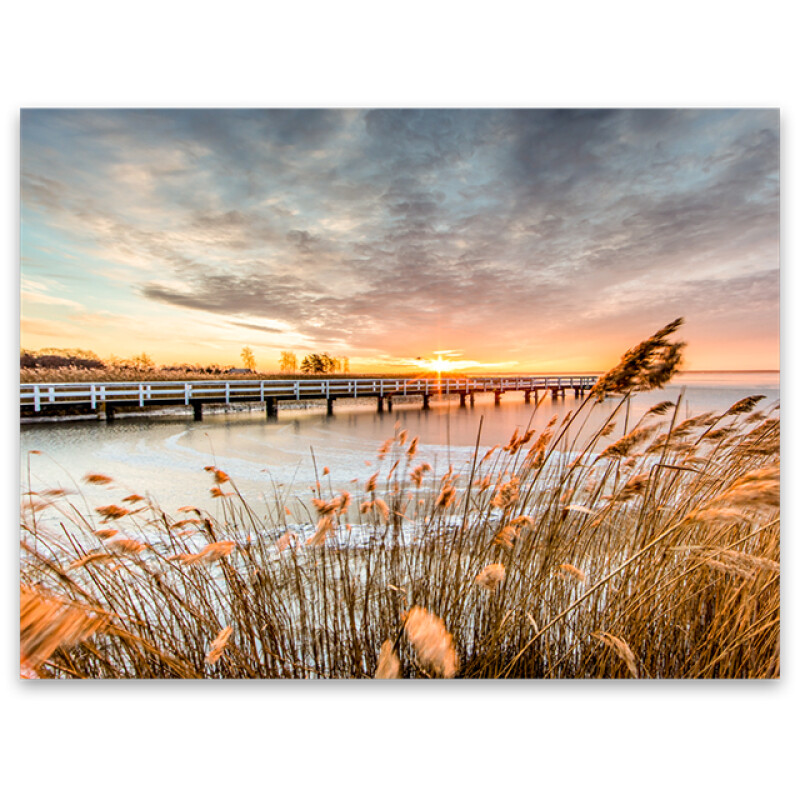 Styler CA-12011 репродукция Пристань на холсте 83X113см