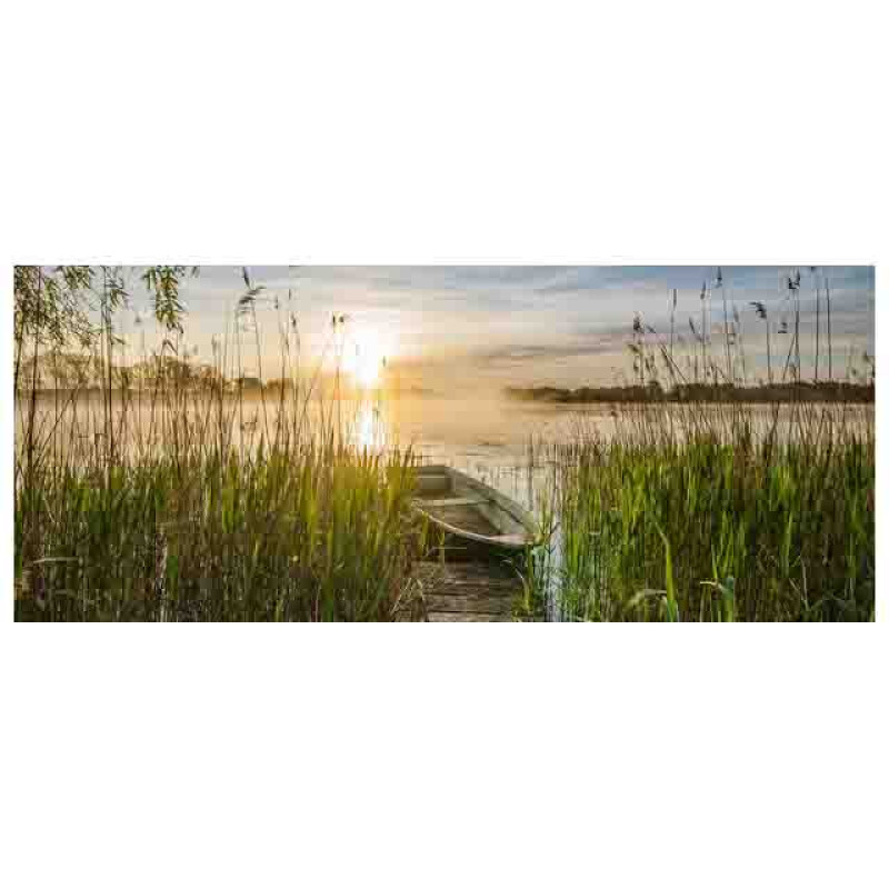 Styler CA-12443 репродукция Лодка в траве на холсте 45X140см