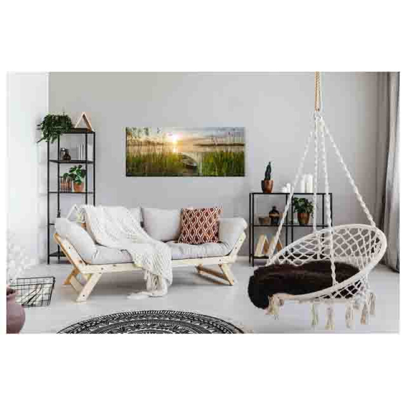 Styler CA-12443 репродукция Лодка в траве на холсте 45X140см