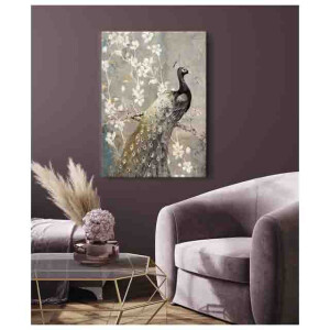 Styler CA-12802 репродукция Золотой павлин на холсте 60X80см