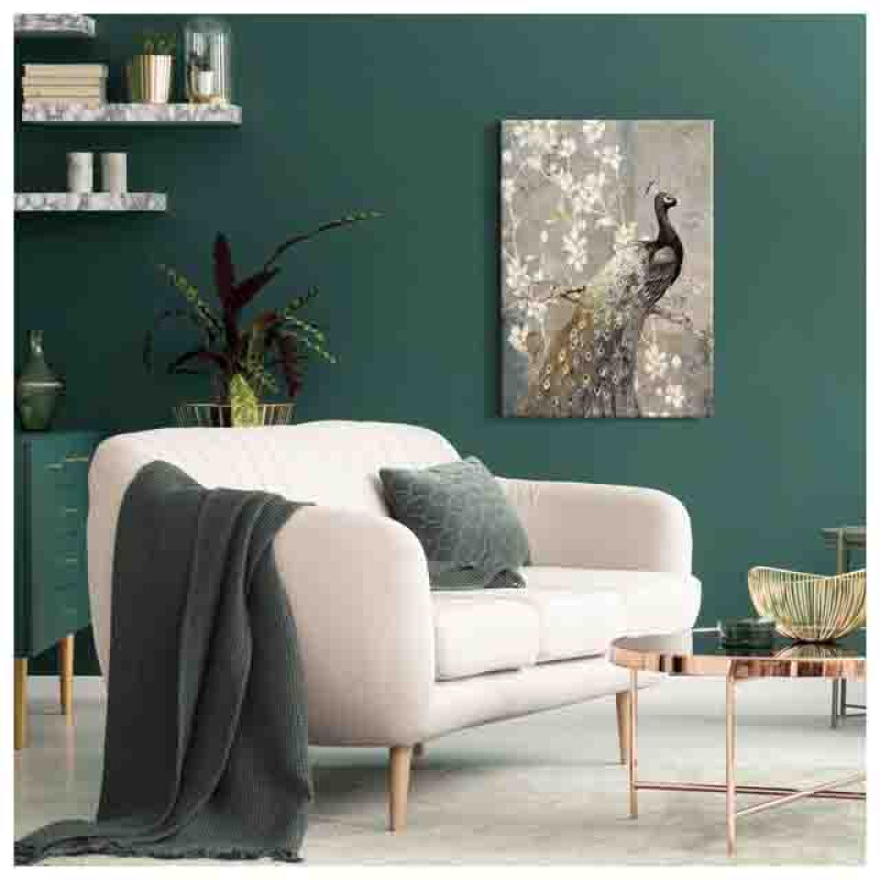 Styler CA-12802 репродукция Золотой павлин на холсте 60X80см