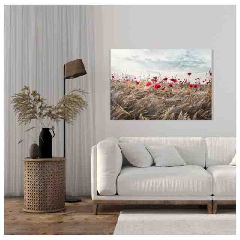 Styler CA-12823 репродукция Маки в стиле бохо на холсте 75X100см