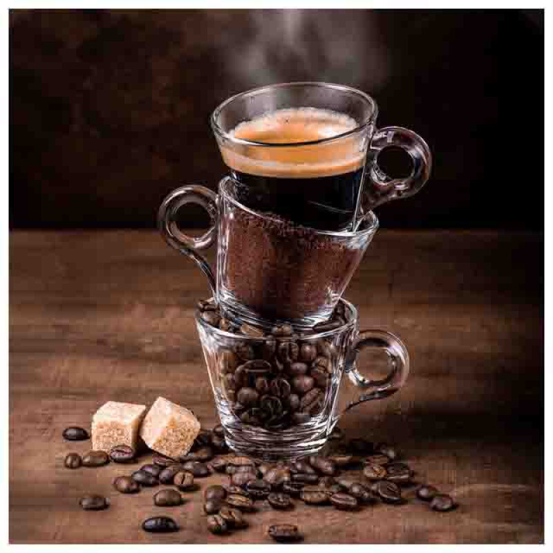 Styler GL01817 репродукция Крейзи чашки на стекле 30X30см