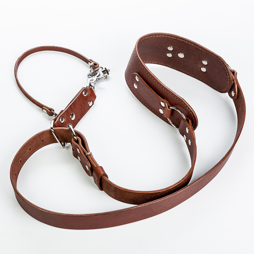 Fotokvant STL-04 ремень кожаный для одной камеры цвет коньяк