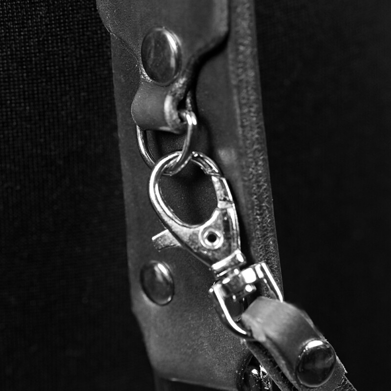 Fotokvant STL-02 ремень кожаный для двух камер черный