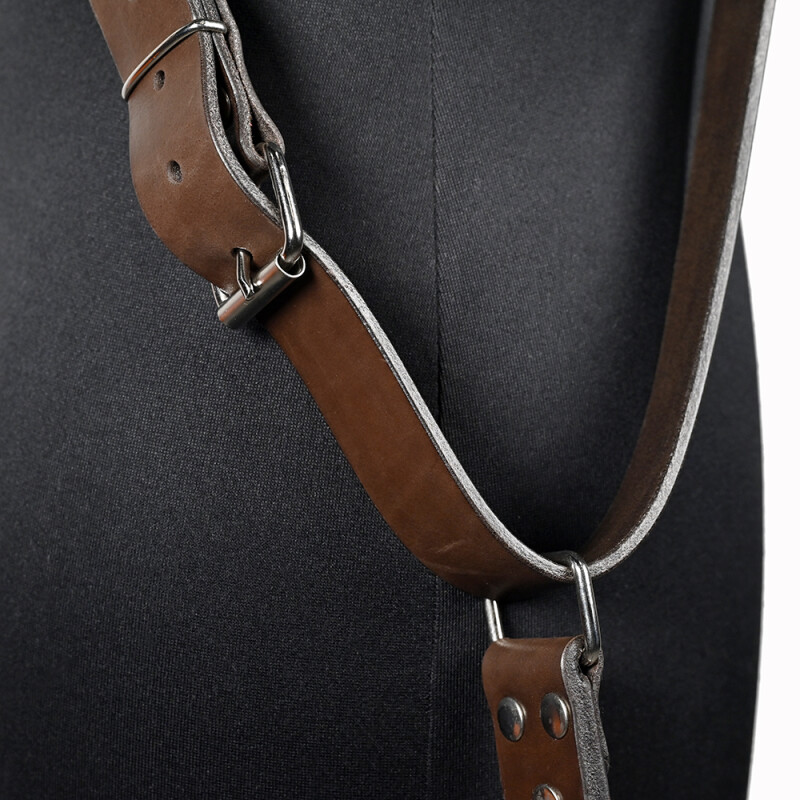 Fotokvant STL-03 ремень кожаный для одной камеры цвет шоколад