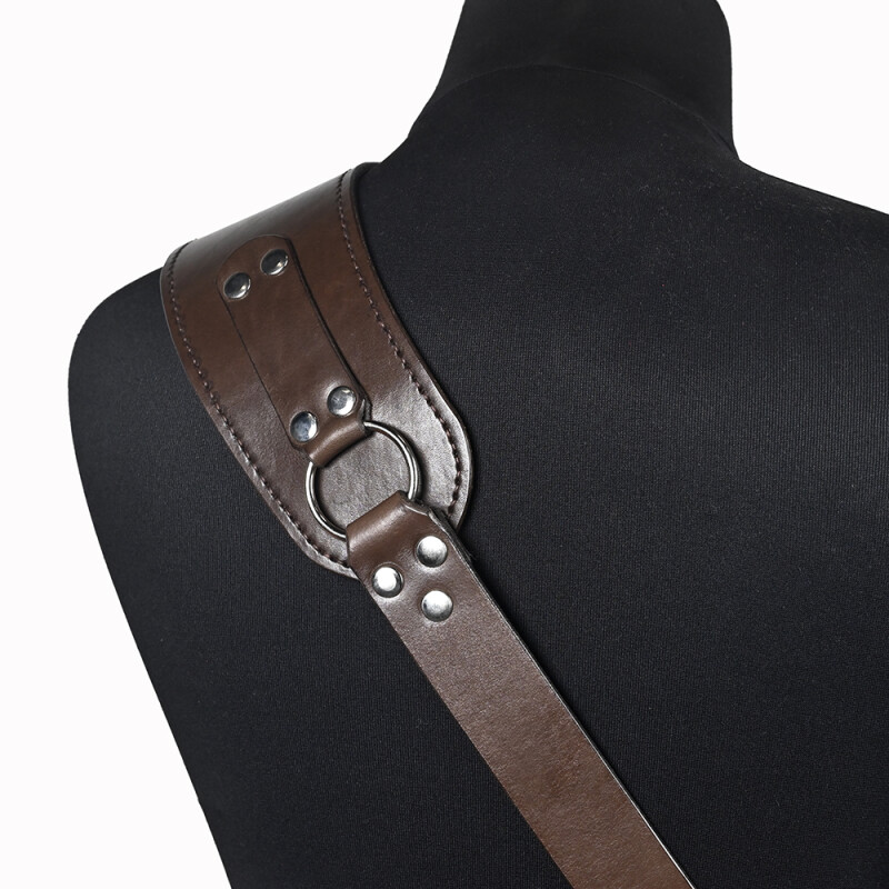 Fotokvant STL-03 ремень кожаный для одной камеры цвет шоколад