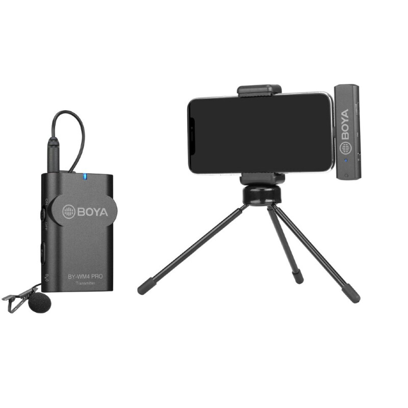 Boya BY-WM4 Pro-К3 двухканальный беспроводной микрофон для устройств Apple