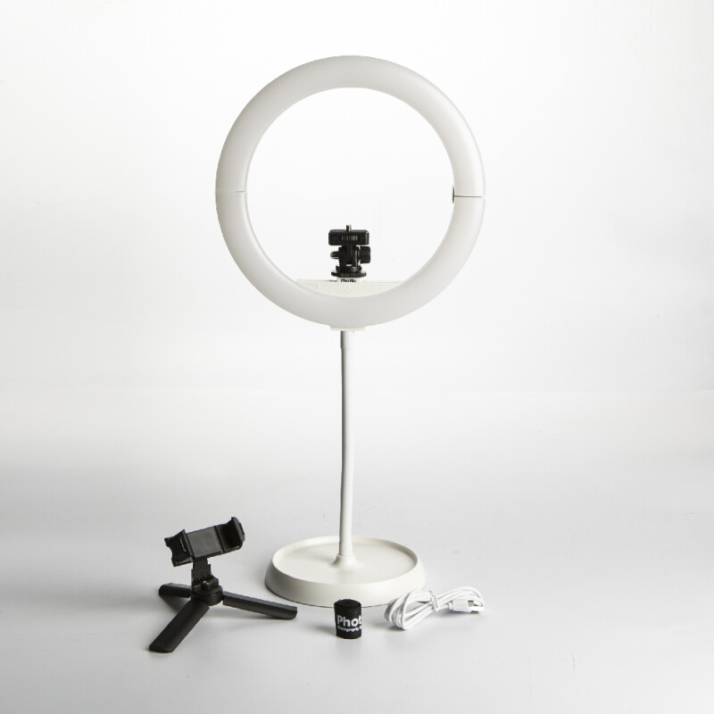 Phottix 81470 Nuada Ring 10 LED настольный кольцевой осветитель 26 см CRI 95+