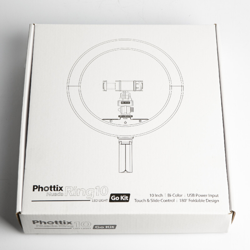 Phottix 81470 Nuada Ring 10 LED настольный кольцевой осветитель 26 см CRI 95+