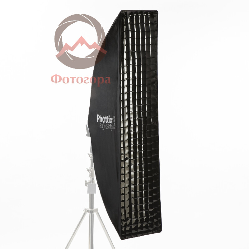 Phottix 82725 Raja Strip 30х140 быстрораскладной стрипбокс с сотами 30х140 см